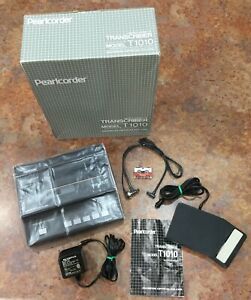 Olympus Pearlcorder T1010 Microcassette Transcriber - Complete in Box!!!