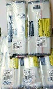 Lot of 5: Tamper Evident Deposit Bag 50/Pack 20x20 MMF Industries = 250 BAGS