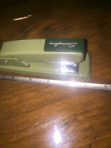 Vintage Swingline 711 Olive Green Stapler Small
