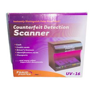 UVERITECH UV-16 COUNTERFEIT DETECTION SCANNER - BRAND NEW!