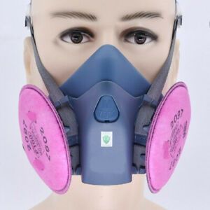 7502+2097 Gas mask Suit Respirator Painting Spraying Face