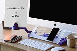 Vu Ryte Memoscape Document Copy Holder, Ergonomic Home Office Desk Organizer,