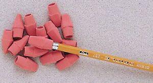 J.R. Moon Pencil Co. Jrm826 Cap Eraser Bright Colors 144/Pk