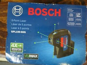 Bosch GPl100-50g 5 point laser  NEW ITEM IN THE BOX