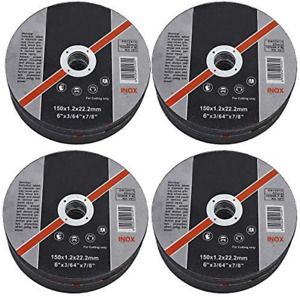 100 Pack 6&#034;X.045&#034;X7/8&#034; Cut-Off Wheel - Metal &amp; Stainless Steel Cutting Discs