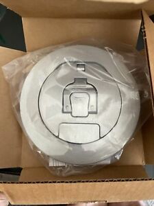 New Hubbell System One Floor Box Cover Aluminum 4&#034; CFBS1R4CVRALU