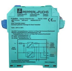 Lot 8 Pepperl+Fuchs K-System KFD2-STC-EX1 P/N 116306 Smart Transmitter Isolator