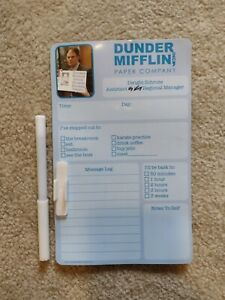 The Office Dry Erase Message Magnet Dwight Schrute Dunder Mifflin