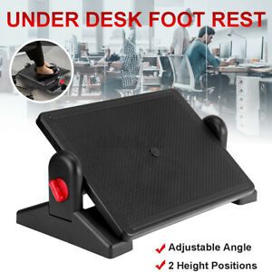Footrest Under Desk Foot Leg Rest for Office Chair Ergonomic Computer Plastic