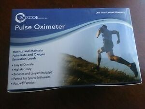Roscoe Medical Finger Pulse Oximeter O2 Monitor, Pulse Ox Finger Oxygen Monitor