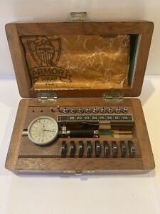 Diatest Bore Gage Gauge Set .0625-.169&#034; .0001” W/ case Excellent Condition