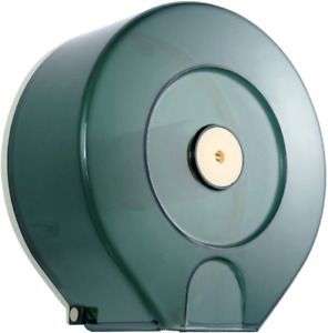 Jumbo Roll Toilet Paper Dispenser Lockable Design Translucent 250M Long Up To 4