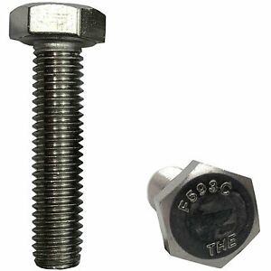 3/8&#034; -16 x 2&#034; - 304-STAINLESS STEEL - 18-8 HEX HEAD BOLT - 304 Grade. General...