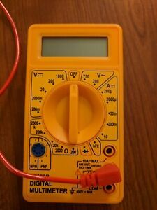 Digital LCD Voltmeter Ammeter Ohmmeter Multimeter AC/DC 750/1000V Tester Meter