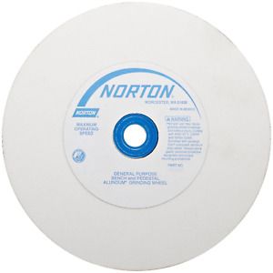 Norton Abrasives - St. Gobain Premium Alundum 38A (07660788248) Type 01 Bench an