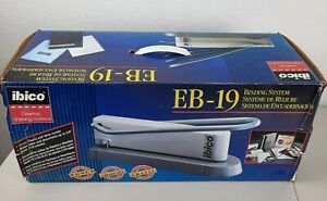 Ibico Binding System Machine EB-19 Punch Binder Plastic or Wire Comb up to 120 p