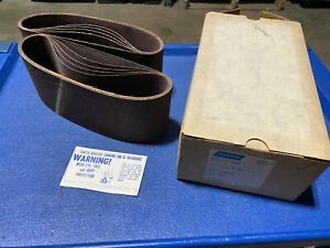 Box of 10 Norton Metalite R228 Sanding Belts 4&#034; x 24&#034; Grit 60-x, NOS