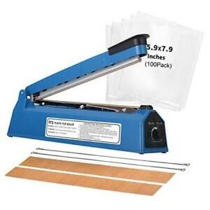 12 inch Impulse Heat Sealer Manual Bags Sealer Heat Sealing Machine for