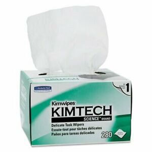 Kimwipes Delicate Task Wipers, Dry Wipes, 1-Ply, White, 30 Boxes (KCC34120)