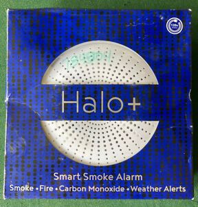 NEW Halo+ Smart Smoke Alarm For Smoke Fire Carbon Monoxide &amp; Weather Alerts