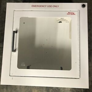 WALL MOUNTED EMERGENCY MEDICAL CABINET WITH ALARM FOR AED FIRST AID