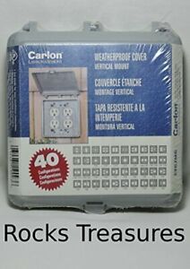 Carlon Weather Proof Outlet Cover   40 Configurations  Grey