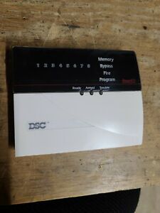 DSC PowerSeries PC5508Z LED SYSTEM KEYPAD CLEANED TESTED AND FUNCTIONING