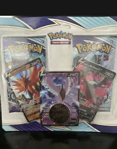 Pokemon Center Chilling Reign Error Comp Legendary Birds+packs Blister NR $1