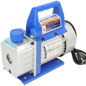 3CFM 1/4HP Deep Vacuum Pump HVAC Air Refrigerant Conditioning R134a Degassing