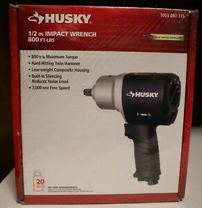 HUSKY 1/2 IN IMPACT WRENCH 800FT-LBS 1003 097 315