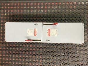 GE ADS36060HK Spectra Series Fusible Switch, 60 / 100 Amp 600VAC, Twin Mount
