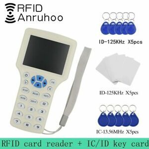 English 10 IC/ID Frequency RFID Access Control Card Reader NFC Encryption Card W