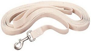 Weaver Leather 35-4011 1 in. x 30 ft. Flat Cotton Lunge Line - Off White