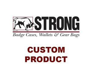 Strong Leather 77500-0162 Black Side-Opening Holder/Pouch Police Badge Case