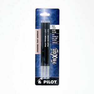 Pilot FriXion Ball Erasable Gel Ink Refills 1.0mm Bold Point Black Ink 3 Count
