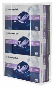 Kantek Acrylic Glove Dispenser, Triple Box Capacity, 10.3-Inch Wide x 3.8-Inc...
