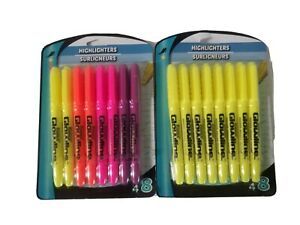 2 pks Markers Highlighters multicolor  16 Counts total Office Work School new