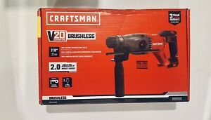 CRAFTSMAN V20 Hammer Drill, Cordless SDS + Rotary, Tool Only (CMCH233B)