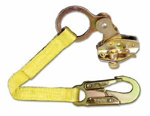 Guardian Fall Protection 01500 GRAB-R Rope Grab with 18-Inch Extension Lanyard