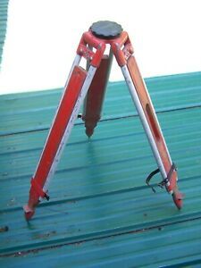 DAVID WHITE TRIPOD for Survey Level Instrument Size 3 1/2 x 8 Wood &amp; Metal