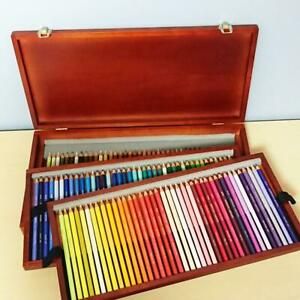 Derwent Artist 120 Colored Pencil In Wooden Box