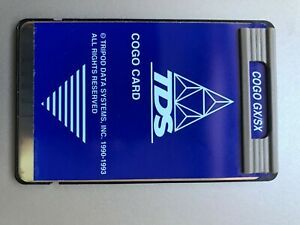 TDS Cogo Surveying Card Version Use with the HP-48GX/SX