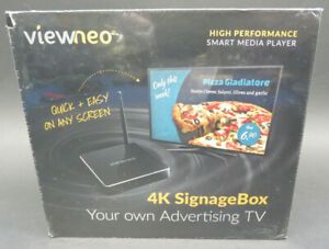 Viewneo 4K Digital Signage Box - Wifi &amp; Ethernet - Brand New Sealed - Ships FAST