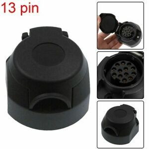 #hz13pin Euro Plastic Socket Trailer Railer Towbar Towing Car Van Caravan #S24