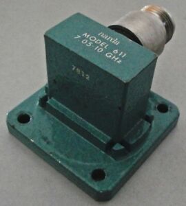 WR112 Waveguide to Type N Coax Adapter Narda Model 611