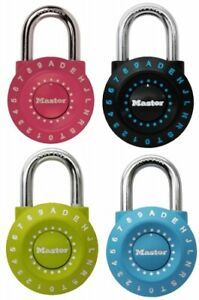 Master Lock Assorted Colors Combination Lock  1590D