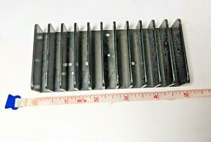 Black Finned Aluminum Heatsink  Heat Sink ~ 5&#034; x 2&#034; x 1&#034; Component Cooling Metal