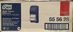 Tork Elevation Toilet Tissue Roll Dispenser Black - T26 System 555628 NEW IN BOX