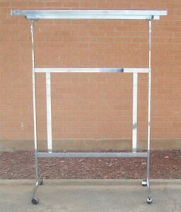 Store Fixture Supplies DOUBLE BAR H STYLE CLOTHING GARMENT CLOTHES RACK