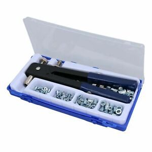 Hand Nut Sert Riveter Rivnut Riveting Kit M3 – M8 Fastener 86pc Heavy Duty